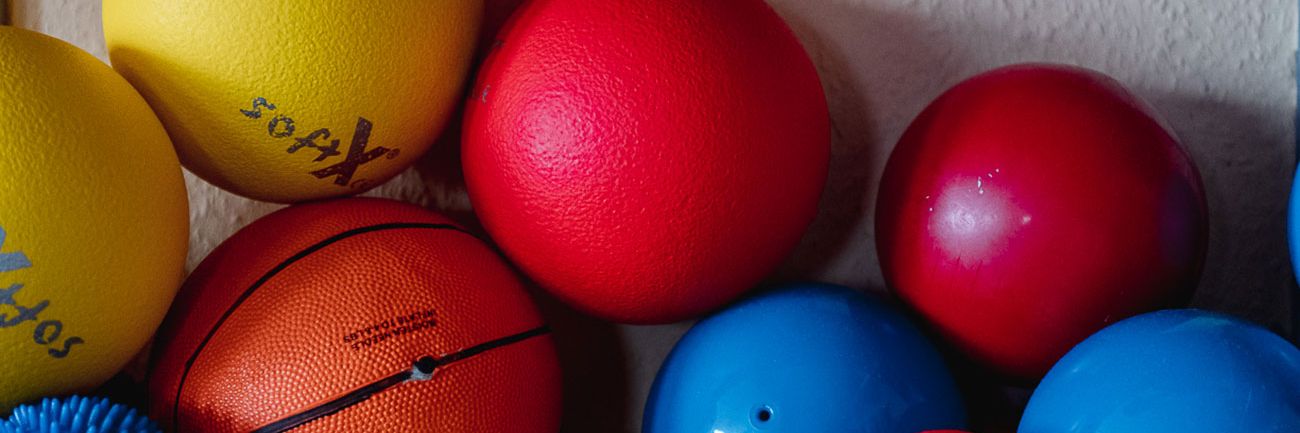 Headerbild mit verschiedenen Bällen